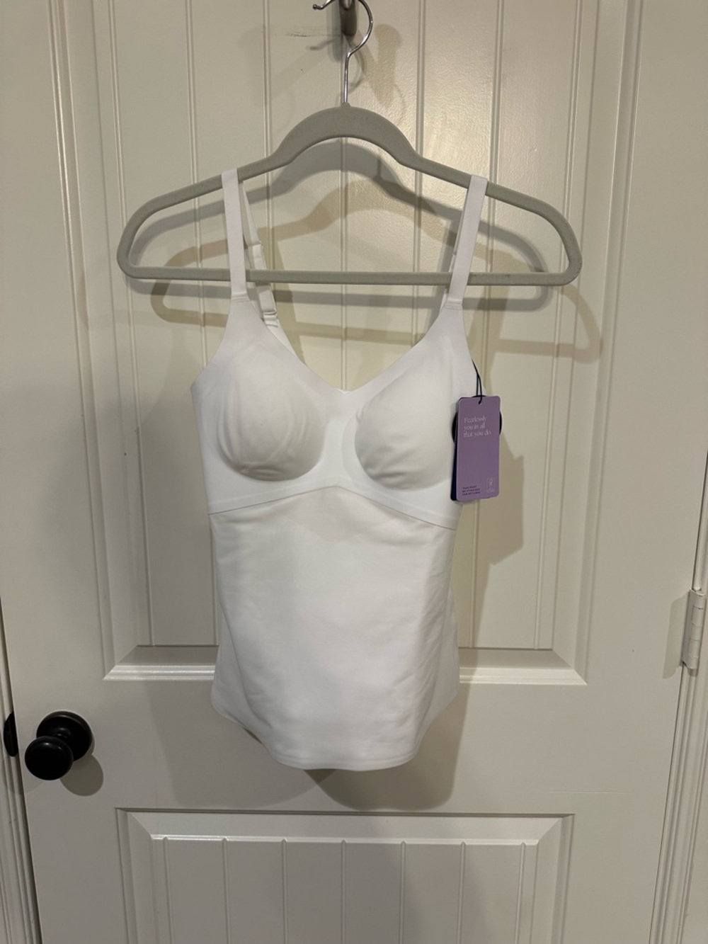 Honeylove White Shaping Camisole with Built-In Support